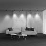 Потолочный светильник MAYTONI ALFA LED C064CL-5W2,7K-SQ-B